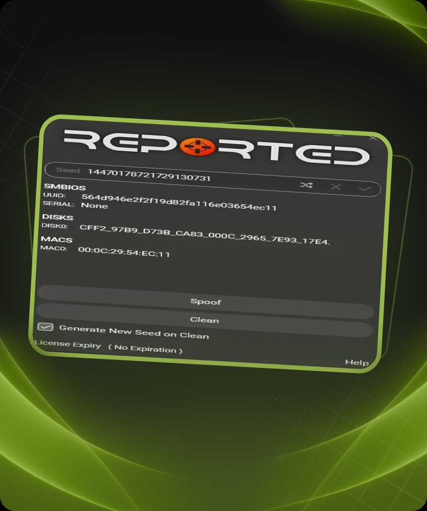 REPORTED SPOOFER Cheat For HWID SPOOFER
