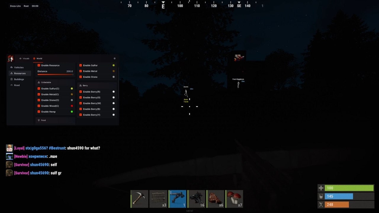 Doza Lite Cheat For Rust